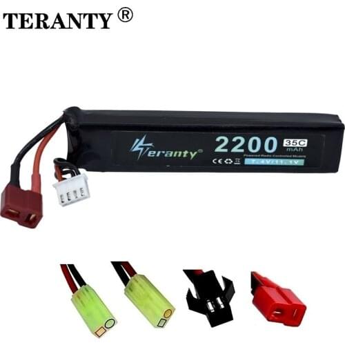 3S Toys Guns Lipo Battery 11.1V 2200mAh 35C for AKKU Mini Airsoft BB Air Pistol Electric Toys RC Water Guns Parts 11.1v battery