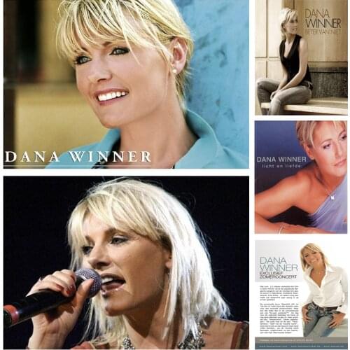 5D Diamond Embroidery Singer Star Dana Winner Diamond Painting Full Square Round Rhinestones Picture Diamond Mosaic Gift