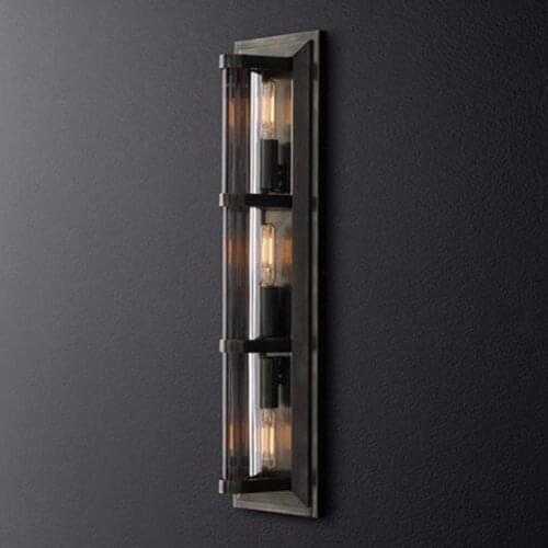American Industrial Retro LED Wall Sconce for Bedroom Nordic Modern Bedside Wall Lamp Aisle Study Mirror Home Deco Hanglamp