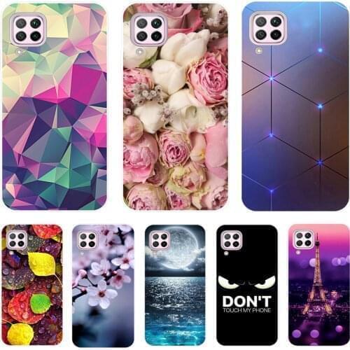 For Huawei Nova 7i Case Soft TPU Cartoon Silicone Phone Case For Huawei Nova 7i Nova7i E P40 Lite P40Lite JNY-L21A JNY-LX1 Case