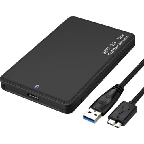 HDD SSD Case USB3.0 To SATA Hard Disk Box 2.5 Inch 5Gbps SD Disk Case HDD External Hard Drive Enclosure for Notebook Desktop PC
