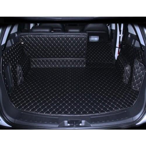 Good & Free shipping! Full set trunk mats for Land Rover Discovery Sport 7seats 2017-2014 cargo liner carpets for Discovery 2016