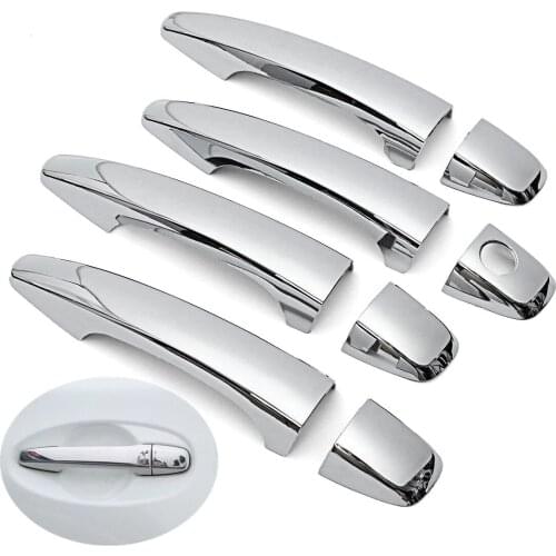 For Toyota Wish AE20 2010 2011 2012 2013 2014 2015 2016 2017 Chrome Car Door Handle Cover Pad Sticker Overlay Styling