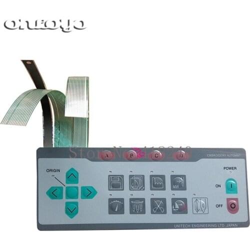 Embroidery Machine Key Board For BARUDAN Press The Membrane Operation Panel Key Film