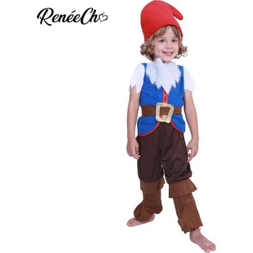 Reneecho Halloween Costumes For Kids Christmas Children Christmas Costumes Toddler Elf Costume Baby Boys Mushroom Cosplay