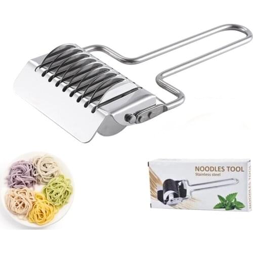 Multifunctional Noodle Cutter Household Stainless Steel Noodle Cutter Household Handmade Noodle Maker Kitchen Gadget