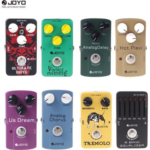 JOYO Pedal Ultimate Drive Overdrive Guitar Effect Pedal Analog Delay guitar pedal Vintage Overdriveg pedal guitar accessories