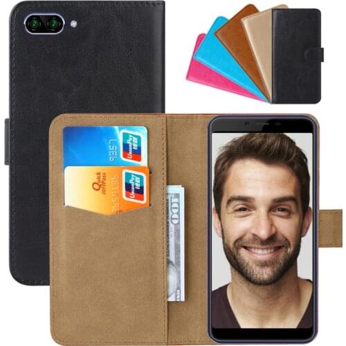 Luxury Wallet Case For INOI 5 Lite PU Leather Retro Flip Cover Magnetic Fashion Cases Strap