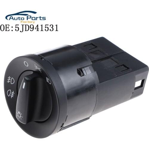 New Headlight Fog Lamp Switch Knob For SKODA Fabia Octavia 1996 - 2014 Roomster Praktik SuperB 5JD941531