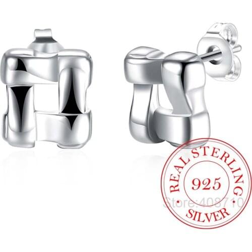 Fashion 925 Sterling Silver Element Stud Earrings For Women Wholesale Ear Studs Factory Price
