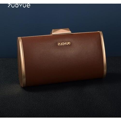 Genuine Bags For WomenEvening Bag Wedding Party single Shoulder Chain Bag Cattle hide Croco Wallet