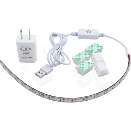 Sewing Machine LED Light Strip flexible neon 5V USB ice tape Cold 30cm Industrial Machine Working LED Lights With touch switch