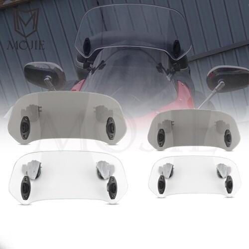 Motorcycle Windshield Extension Spoiler Windscreen Air Deflector For Kawasaki ER6F ER6N Eliminator 600 EN500 ER-5 ER650 EX250R