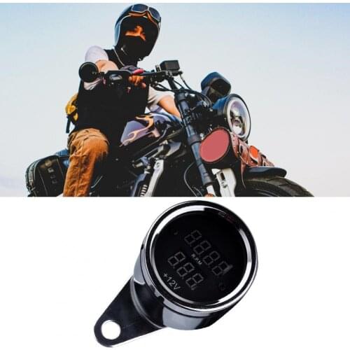 Universal 7/8" Aluminum Waterproof Chrome Luminous Motorcycle Bike Handlebar Mount Quartz Clock Watch For Honda Yamaha