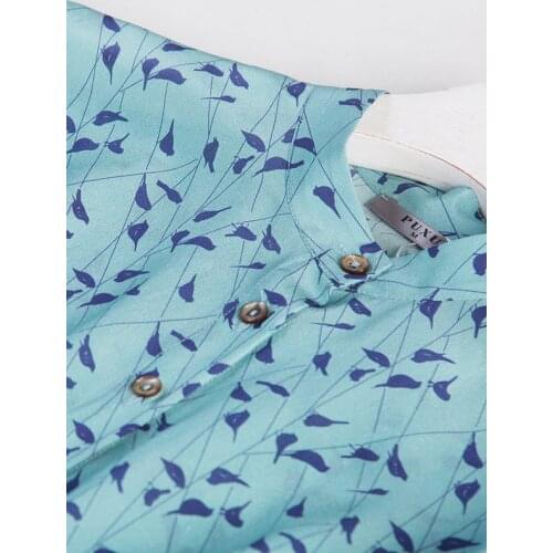 Real 2020 Spring Summer Silk Dress Floral Pleated Beach Dresses for Women Korean Elegant Vestidos De Verano A0020 KJ5622