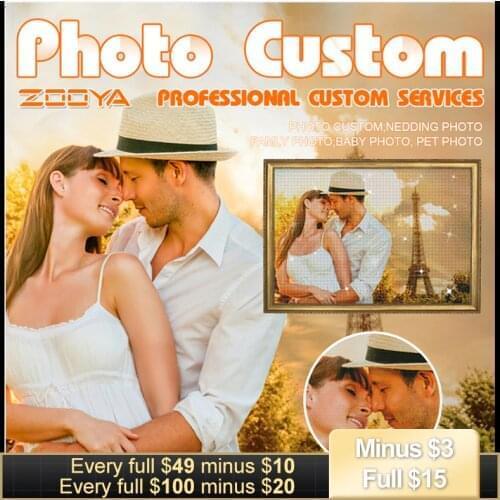 Zooya 5D Photo Custom Diamond Painting Cross Stitch Full Square Picture Of Rhinestone Diy Diamond Embroidery Sale Aj638-C1