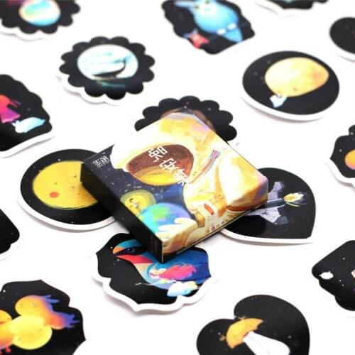 1pcs Good Night Moon Cute Cartoon Stickers Puzzles Gift Toys Boy Girl Children