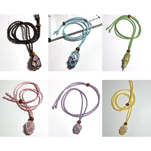 1pc DIY Necklace Cord Without Stone Holder Replacement Necklace Rope With Adjustable Length For Bracelet Necklace