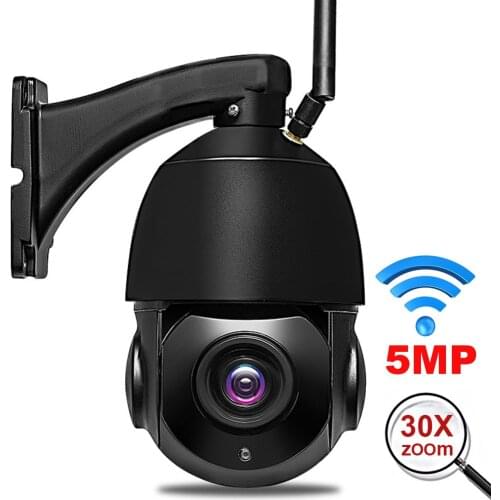 5MP 3MP Wireless Wifi Security Camera Outdoor 1080P HD 30X Optical Zoom Home IP Camera 80M IR Night Vision ONVIF Surveillance