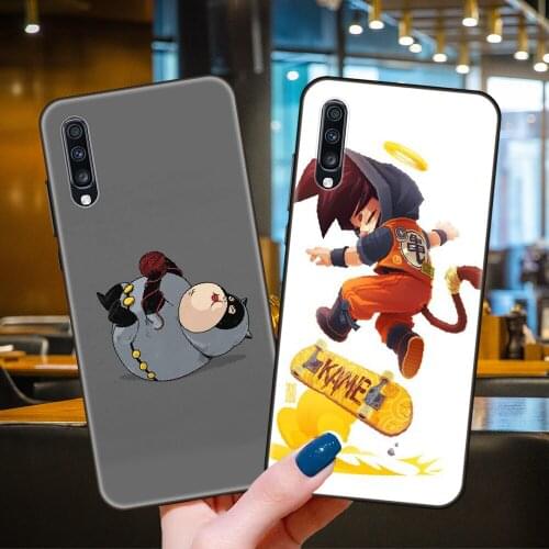 Phone Case For Samsung Galaxy A70 A71 A51 A50 A40 A30 A10 A20 E S Black Cover Bumper Fashion Coque Tpu Various Obese Heroes