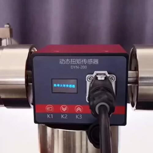 Digital RPM Motor Shaft Rotary Force Meter Measurement load cell Transducer Dynamic rotary torque sensor with display