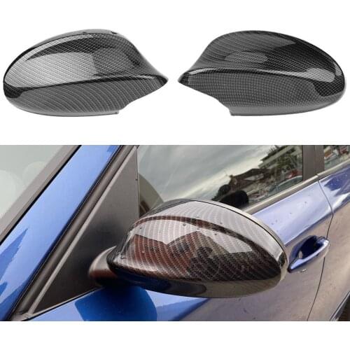 ABS Carbon Fiber Colour Rearview Side Mirror Cover Cap For BMW E90 E91 2005-2007 E92 E93 2006-2009 M3 Style E80 E81 E87
