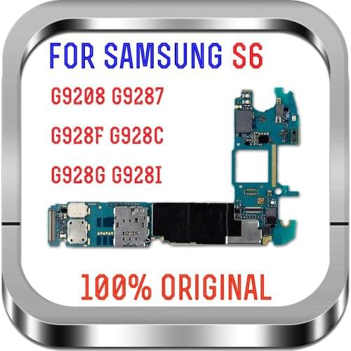 Europe Version For Samsung Galaxy S6 G9208 G9287 G928F G928C G928G G928I Motherboard Unlocked With Chips Android OS
