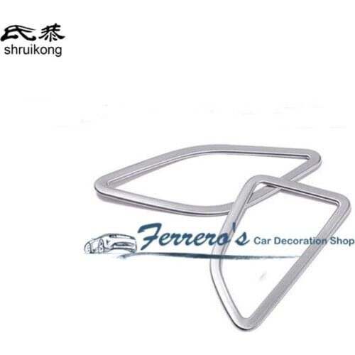 2pcs/lot car stickers styling ABS for BMW 2 Series station wagon 218 220 Instrument desk air-conditioning outlet decoration box