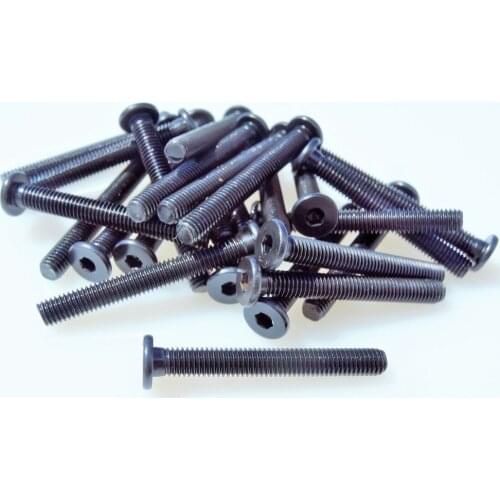 SWMAKER Low Profile Screws M5 - 40mm (100 Pack) for CNC machine DIY parts