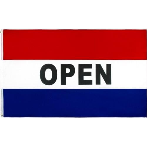 90x150cm OPEN business flag sign