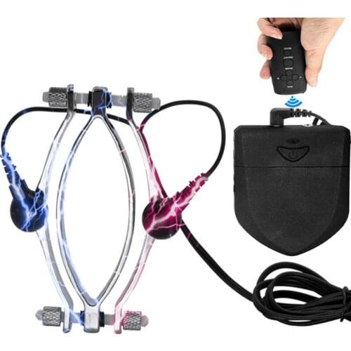 Remote Control Electric Shocker Adjustable Vaginal Clamp Dilator Speculum Sex Toys For Women/Couples Exotic Accessories Massage