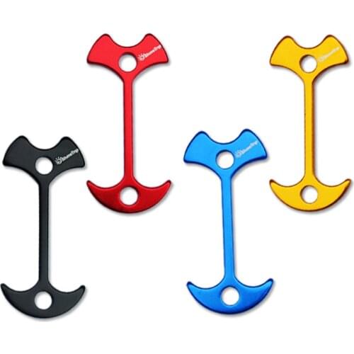 Extended fish bone nail camping tent sky curtain board aluminum alloy hunting tools hiking accessories tactical keychain