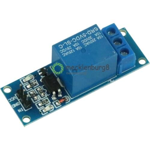 5V 1 Channel 10A Relay Module with Optocoupler for PIC AVR DSP ARM for Arduino
