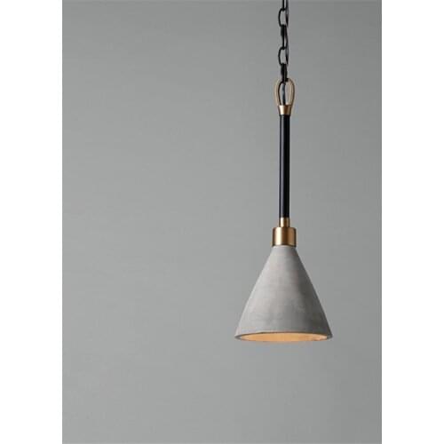 Retro Loft Cement Pendant Lights LED Industrial Pendant Lamps for Bar Restaurant Cafe Decor Hang Lamp Modern Lighting Fixtures