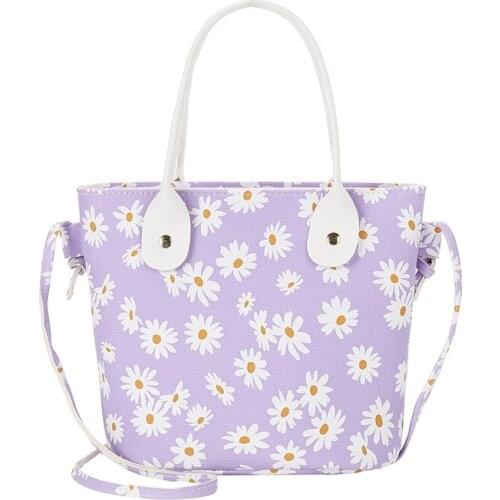 2020 summer autumn Womens Shoulder Bag daisy bucket bag diagonal portable lady Handbag Casual Vintage Purse Cloth For Girls