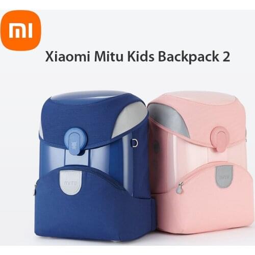 Xiaomi Mitu Bag Kids Backpack 2 Students School Bag Children Backpack School Eva Material Knapsack Simple Shoulder Bag