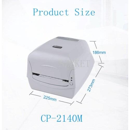 Thermal Printer Adhesive Thermal Transfer Printer CP-2140M 203DPI, Surface-Label Original Thermal BarCode Printer CP2140M CP2140
