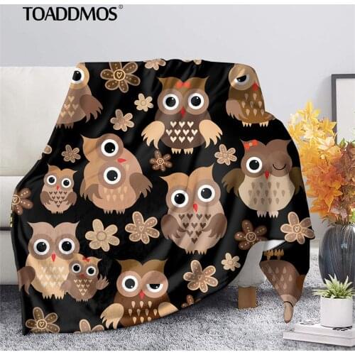 TOADDMOS Fleece Blankets On The Sofa