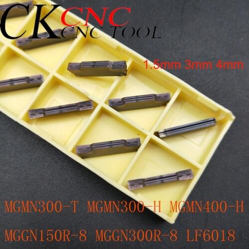 MGMN300-T MGMN300-H MGMN400-H MGGN150R-8 MGGN300R-8 LF6018 cnc lathe Cutting off grooving blade for processing stainless steel