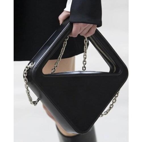 New Shoulder Bag Women Personality Rhombus Bags Fashion Tote Bags Luxury Brand Handbags Design Fashion Chain Crossbody Bag 2021
