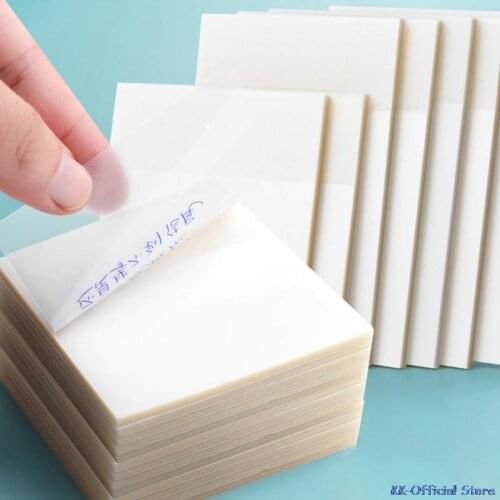 1pc Transparent Sticky Note Memo pad Daily To Do List Note Paper For Student School Stationery Office Accessories