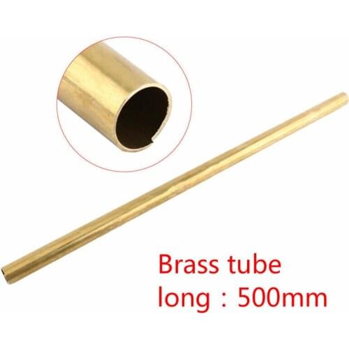 1pcs brass tube round tube diameter 8/10/12/14mm brass tube length 50cm hand tool parts