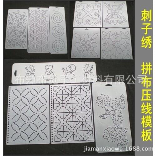 10pcs/lot Handbag Sewing Patterns Line Tools Quilting Templates for Drawing Board Leather Supplies Crafts Large Size about 35cm