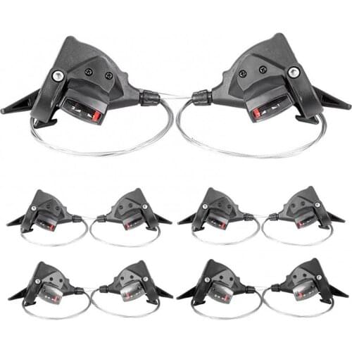 2Pcs Shift Speed MTB Mountain Bike Shifter Folding Bike Trekking Bicycle Shifting Shift Shifter Bicycle Parts коробка передач