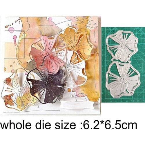 Christmas Flower Petal Metal Cutting Dies for DIY Scrapbooking Paper Card Craft dies Decorative Embossing Die Cuts Stencils dies