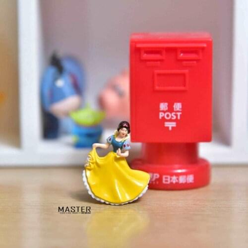 24PCS 3.3cm Small size Disney Snow White cute cartoon doll hand made model toy Mini Doll