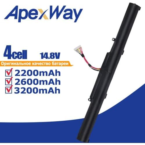 ApexWay 14.8V Laptop Battery for Asus A41-X550E A450V A450 A450J F450E F450 F450C F450JF X450E X450 X450J X550D X751L X751M