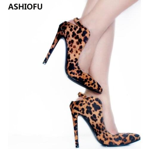 ASHIOFU New Ladies High Heel Pumps Real-photos Party Prom Dress Shoes Slingback Sexy Daily Wear Fashion Court Shoes