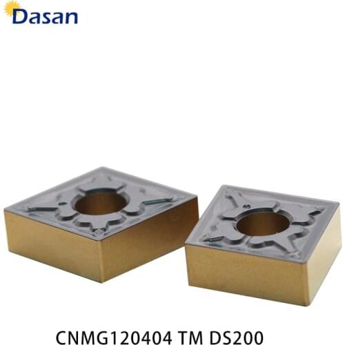 Cnmg120404 TM DS200 punta carbide Inserts cnmg 120408 High Quality Blade CNC Lathe Plate Tools External Turning Tools for Steel