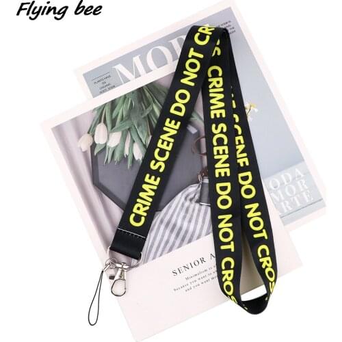 Flyingbee Keychain Tags Strap Neck Lanyards For Keys ID Card Pass Gym Mobile Phone USB Badge Holder DIY Hang Rope X1899